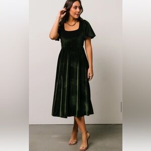 NWT - Nora Velvet Midi Dress